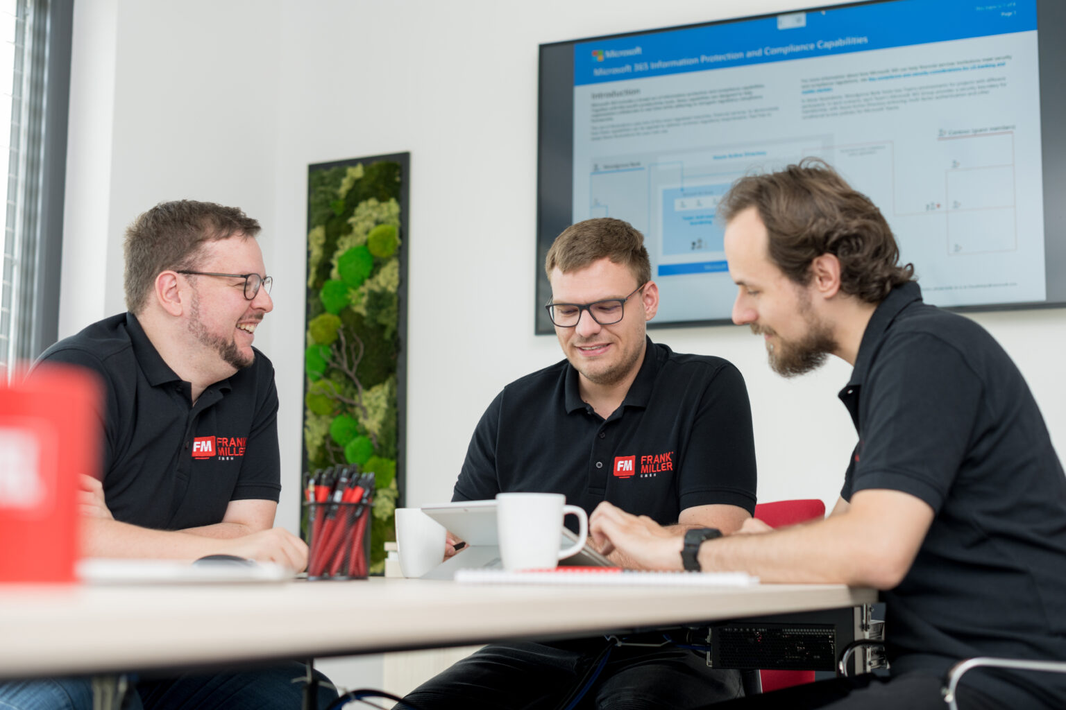 Microsoft Teams Schulung am Laptop